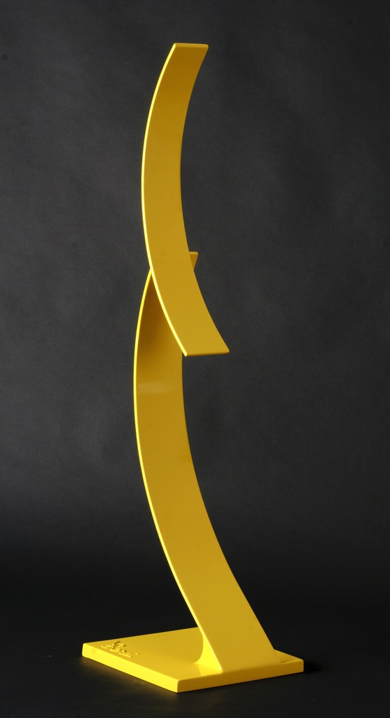 Dennis Leri, painted welded steel, 4 x 10 x 11 inches, $8000 Dennis Leri, painted welded steel, 4 x 10 x 11 inches, $8000