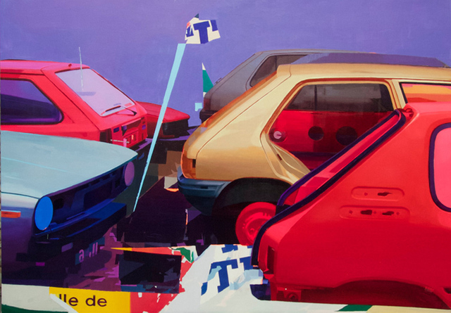 Zoer Fréderic Battle, ‘Sacre Numero’, 2018, Painting, Oil on canvas, sc gallery