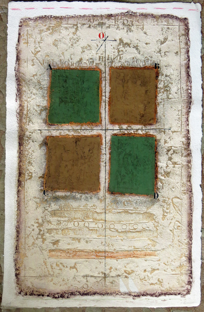 James Coignard, ‘Quatre Overtures en Beige’, 1985, Print, Carborundum etching on handmade Moulin de Larroque paper, Joseph Grossman Fine Art Gallery