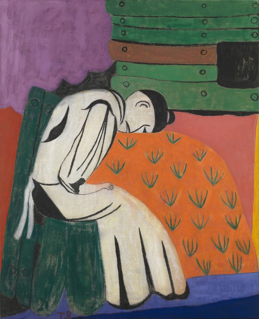 The Academy of TAL R. 20.05 - 10.09 2017
Tal R
The Bend, 2016
Pigment and rabbit glue on canvas
172 x 140 cm
Louisiana Museum of Modern Art. Donation: The New Carlsberg Foundation
The Academy of TAL R. 20.05 - 10.09 2017
Tal R
The Bend, 2016
Pigment and rabbit glue on canvas
172 x 140 cm
Louisiana Museum of Modern Art. Donation: The New Carlsberg Foundation