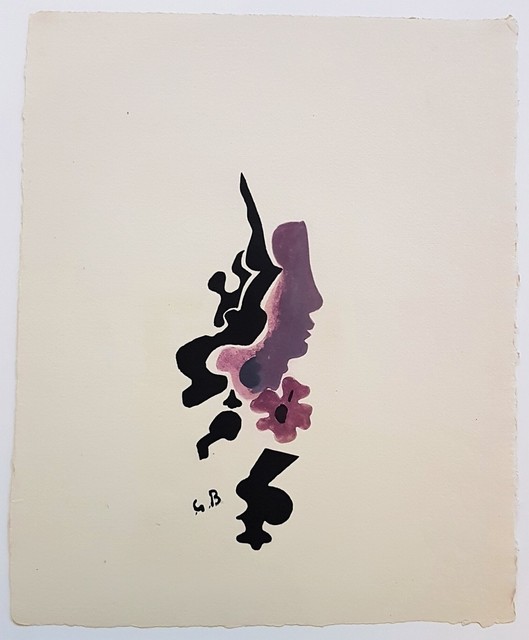 Georges Braque, ‘Profil’, 1957, Print, Ochoir (pigment print) on Richard de Bas, signed in the plate, Cerbera Gallery