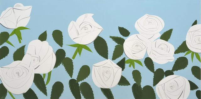 Alex Katz, ‘White Roses’, 2014, Meyerovich Gallery