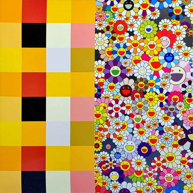 Takashi Murakami, ‘akipankuchir・flowers(checkers)’, 2011, Print, Lithograph, Shukado Gallery