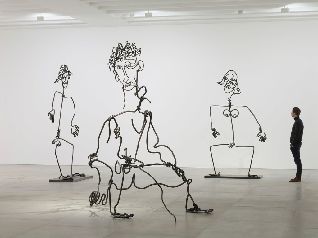 Tim Noble and Sue Webster, STICKS WITH DICKS AND SLITS, 2017, Installation view, Courtesy the artists and BlainSouthern, Photo Peter Mallet Tim Noble and Sue Webster, STICKS WITH DICKS AND SLITS, 2017, Installation view, Courtesy the artists and BlainSouthern, Photo Peter Mallet