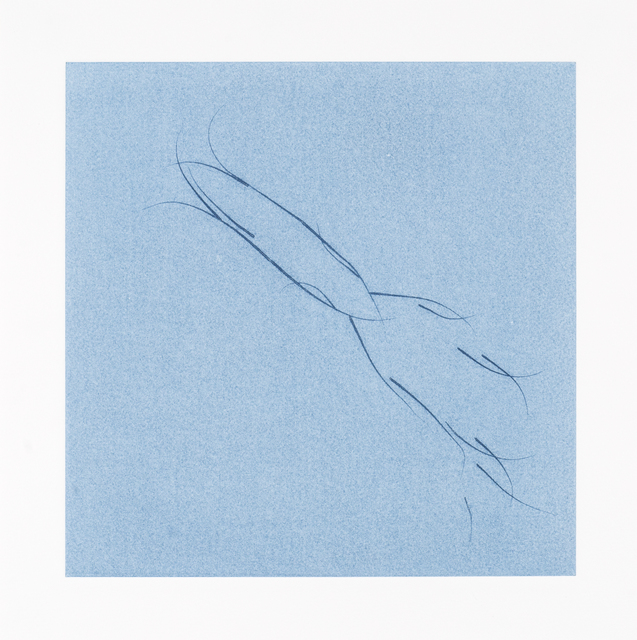 Nina Katchadourian, ‘Whisker Print (9B)’, 2013, Print, Cat whisker stencil monotype, Island Press