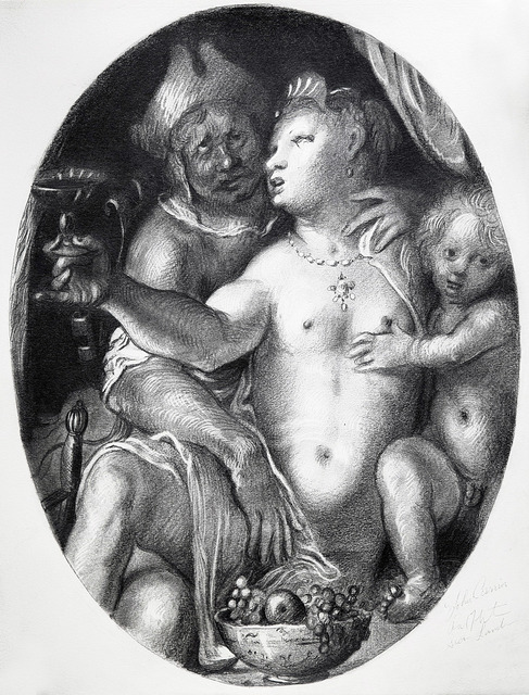 John Currin, ‘I'm with Cupid’, 2019, Drawing, Collage or other Work on Paper, Graphite on paper, Friends Seminary Benefit Auction