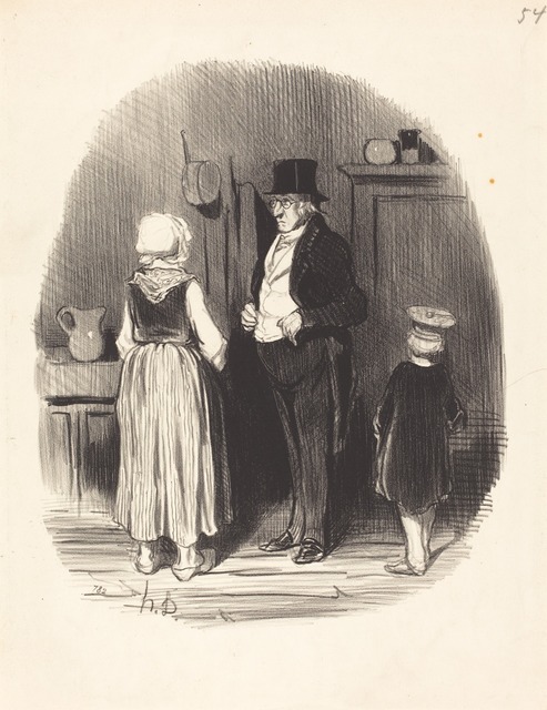 Honoré Daumier, ‘Comment!... tous mes moutons sont morts...’, 1845, National Gallery of Art, Washington, D.C.
