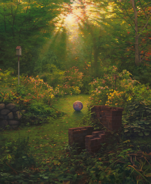 Scott Prior, ‘Barbecue in Autumn’, 2008, Painting, Oil on panel, Somerville Manning Gallery