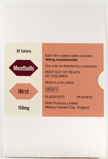 Damien Hirst, ‘The Last Supper. Meatballs’, 1999, Print, Screenprint in colours, Forum Auctions
