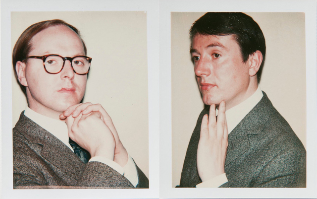 Andy Warhol, ‘Andy Warhol Polaroids, Gilbert and George Diptych, 1975’, 1975, Hedges Projects