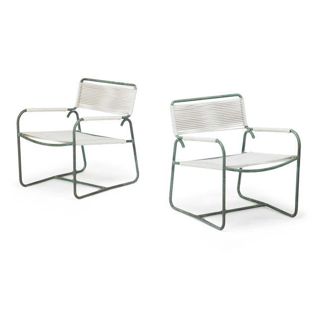 Walter Lamb, ‘Pair of Lounge Chairs (No. C5700), USA’, 1950s, Rago/Wright