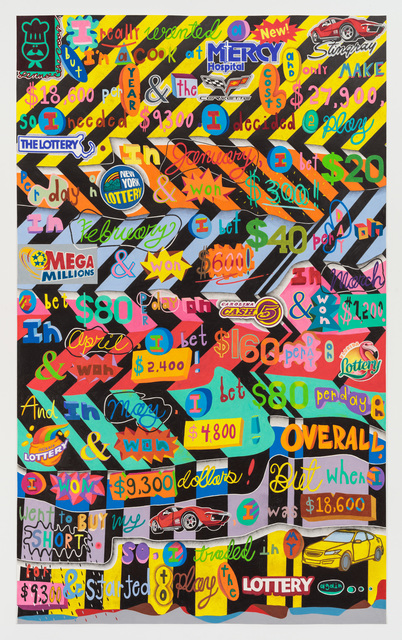 John O'Connor, ‘Lenny’, 2018, Drawing, Collage or other Work on Paper, Graphite and colored pencil on paper, Pierogi