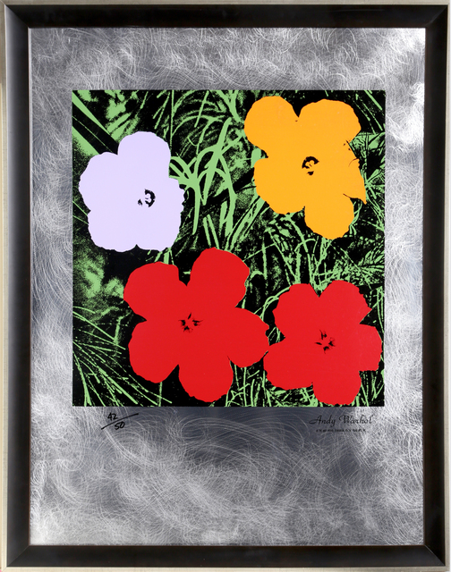 Andy Warhol, ‘Flowers: Master American Contemporaries II’, RoGallery