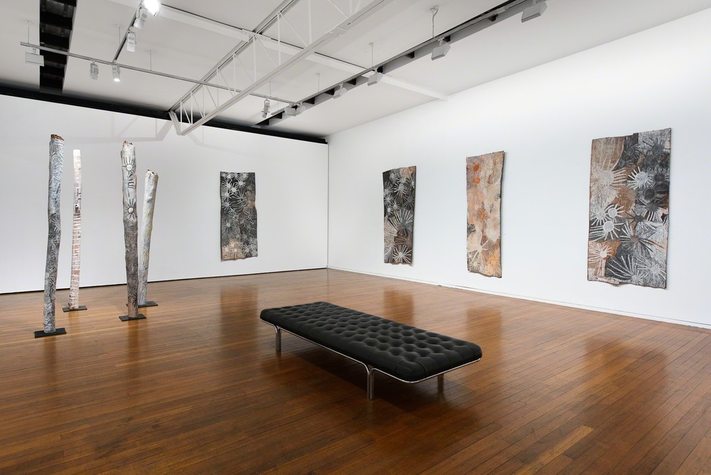 Nyapanyapa Yunupingu, Ganyu, Roslyn Oxley9 Gallery, 2019 (installation view). photo: Luis Power Nyapanyapa Yunupingu, Ganyu, Roslyn Oxley9 Gallery, 2019 (installation view). photo: Luis Power