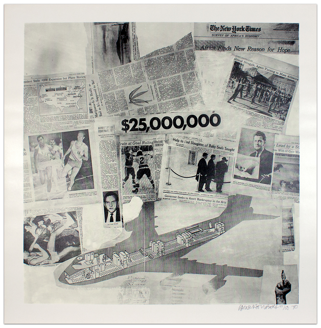 Robert Rauschenberg, ‘Features from Currents #63’, 1970, Krakow Witkin Gallery