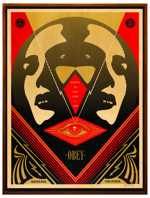 Shepard Fairey (OBEY), ‘I See Static’, 2016, Underdogs Gallery