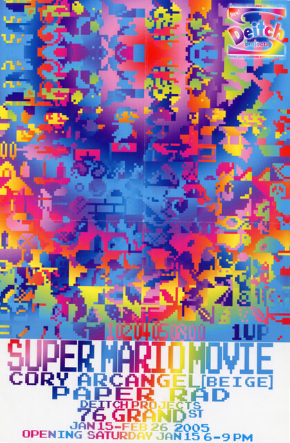 Cory Arcangel, Cory Archangel & Paper Rad, Super Mario Movie, Deitch Projects