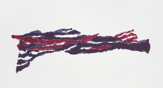 Suzann Victor, ‘Holding 2’, 2014, Print, Decollage, weaving on layered paper pulp, STPI