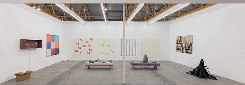 Exhibition view Art Brussels 2015. Galerie Valentin, Paris. A solo show by Jean-Baptiste Bernadet and a group show with: Cécile Bart, Dominique Ghesquière, Stephen Felton, Laurent Grasso, David Renggli, Graham Wilson. © Hugard & Vanoverschelde / Courtesy of the artists and Valentin, Paris. Exhibition view Art Brussels 2015. Galerie Valentin, Paris. A solo show by Jean-Baptiste Bernadet and a group show with: Cécile Bart, Dominique Ghesquière, Stephen Felton, Laurent Grasso, David Renggli, Graham Wilson. © Hugard & Vanoverschelde / Courtesy of the artists and Valentin, Paris.