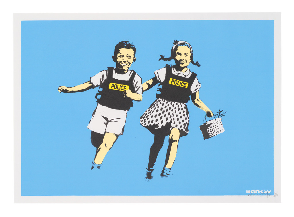 Banksy - Jack and Jill (Police Kids)