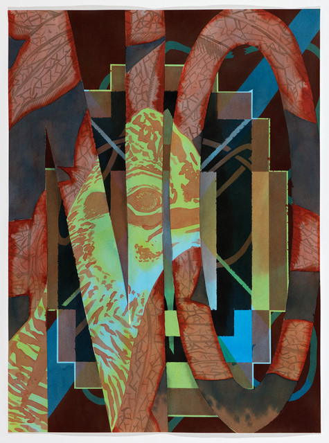 Jen P Harris, ‘Aviary 1’, 2017, Painting, Ink on paper, Olson Larsen Gallery