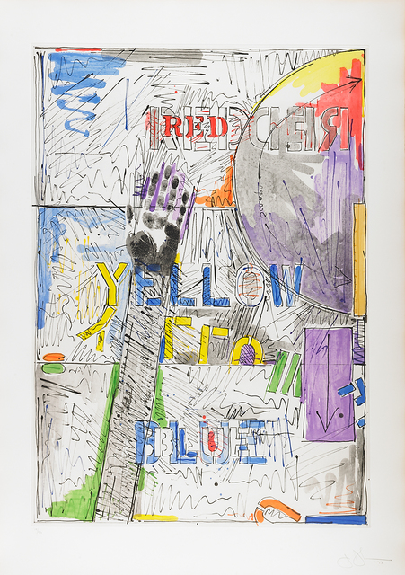 Jasper Johns, ‘Land's End’, 1978, Print, Etching and sugarlift aquatint on paper, Rago/Wright