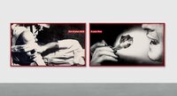Untitled (Out of your mind) and Untitled (In your face)