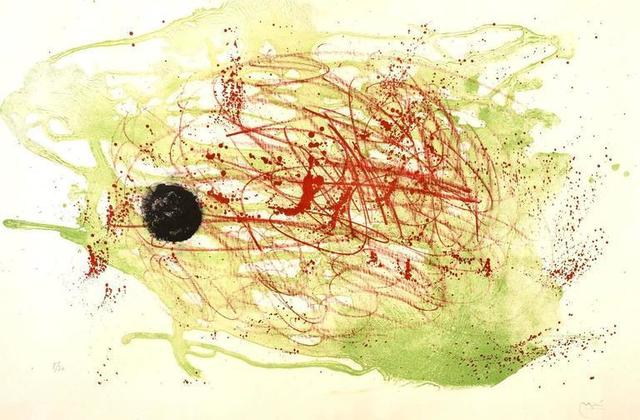 Joan Miró, ‘Original Lithograph "Series I, Red and Green" by Joan Miro’, 1960, Galerie Philia