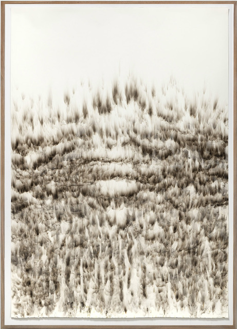 Joan Wulf, ‘sw11mph’, 2019, Painting, Carbon soot on paper, Themes+Projects