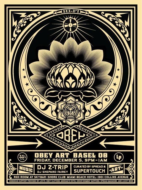 Shepard Fairey, ‘Art Basel’, 2008, AYNAC Gallery