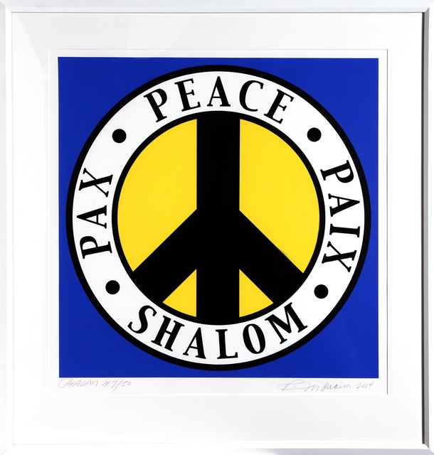Robert Indiana, ‘The Tel Aviv Peace’, 2004, Print, Screenprint, RoGallery
