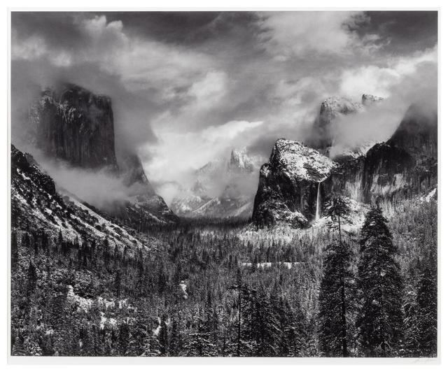 Ansel Adams | Clearing Winter Storm, Yosemite National Park (1938) | Artsy