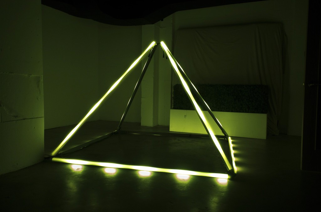 Nitemind, Pyramid, 7 x 4', LEDs, 2017 Nitemind, Pyramid, 7 x 4', LEDs, 2017