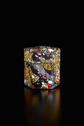 Kazaribako (ornamented box), "Red and White Plum Blossoms"