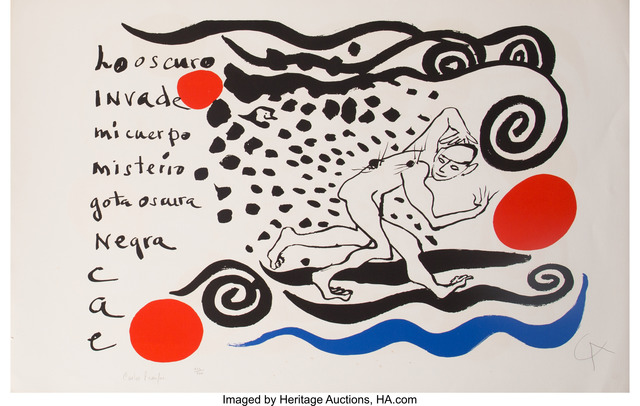 Alexander Calder, ‘Lo oscuro invade mi cuerpo’, 1970, Heritage Auctions