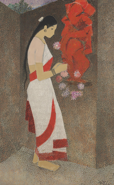 N. S. Bendre, ‘Untitled (Woman and Ganesha)’, Painting, Oil on canvas, Christie's South Asian + Chinese