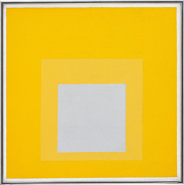 Josef Albers, ‘Study for Homage to the Square: Decided’, 1957, Painting, Oil on masonite, Phillips