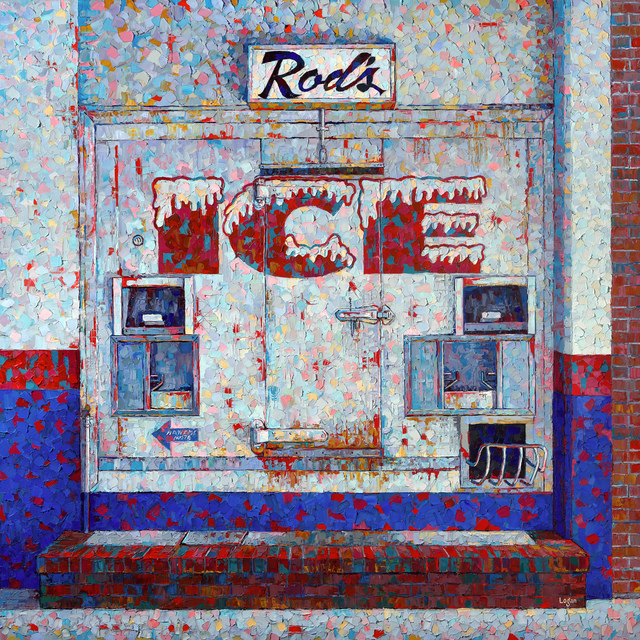 Raymond Logan, ‘Rod's Ice’, 2020, Painting, Oil on canvas, George Billis Gallery