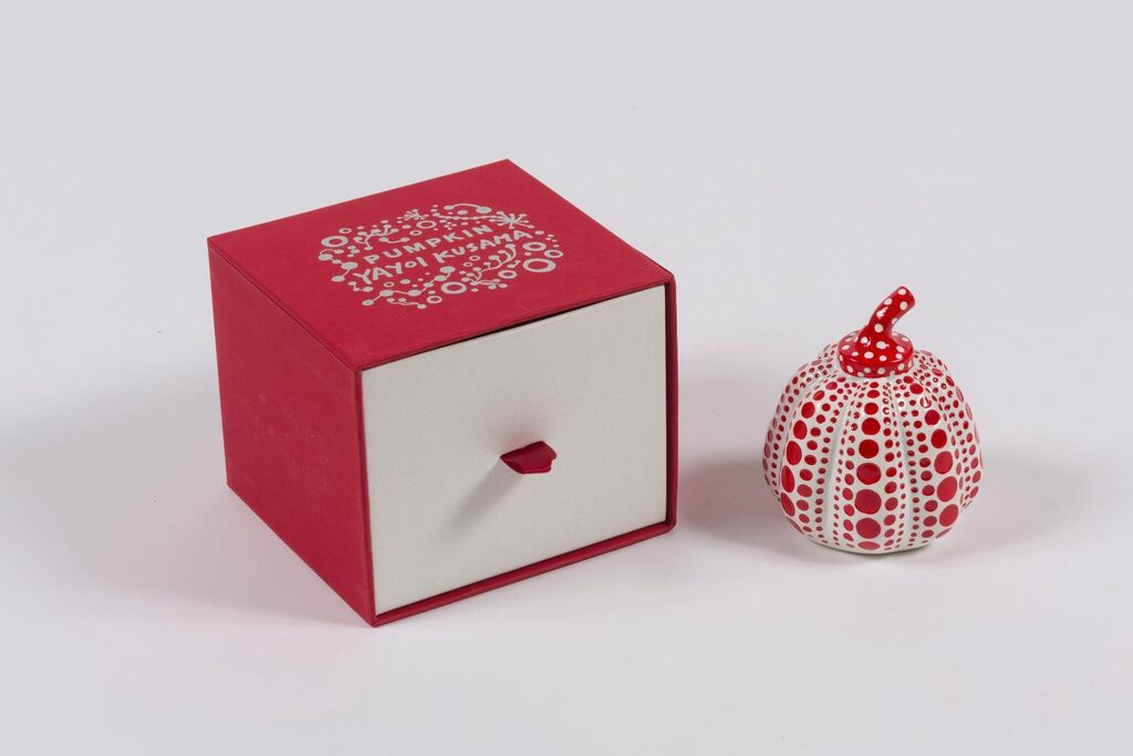 Yayoi Kusama - Pumpkin, Red and White