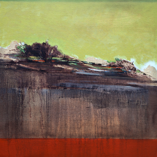 María José Concha, ‘Cascading Landscape’, 2014, Painting, Oil on linen, DECORAZONgallery