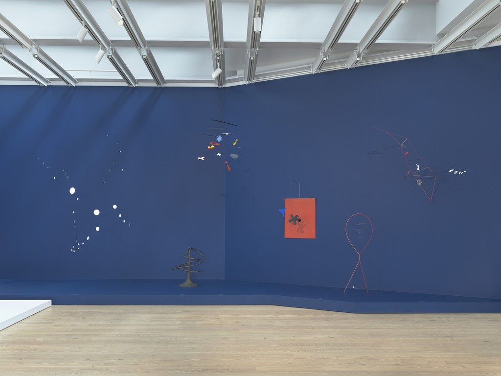 Installation view, Calder: Hypermobility, Whitney Museum of American Art, New York, 9 June–23 October 2017. Photo: Ron Amstutz. © 2017 Calder Foundation, New York/ Artists Rights Society (ARS), New York Installation view, Calder: Hypermobility, Whitney Museum of American Art, New York, 9 June–23 October 2017. Photo: Ron Amstutz. © 2017 Calder Foundation, New York/ Artists Rights Society (ARS), New York