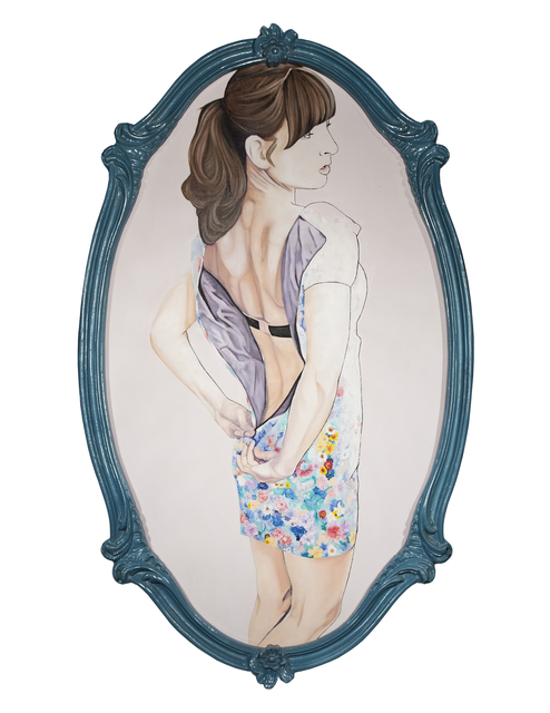 Lauren Rinaldi, ‘Simulacra ’, 2016, Painting, Oil on board, InLiquid