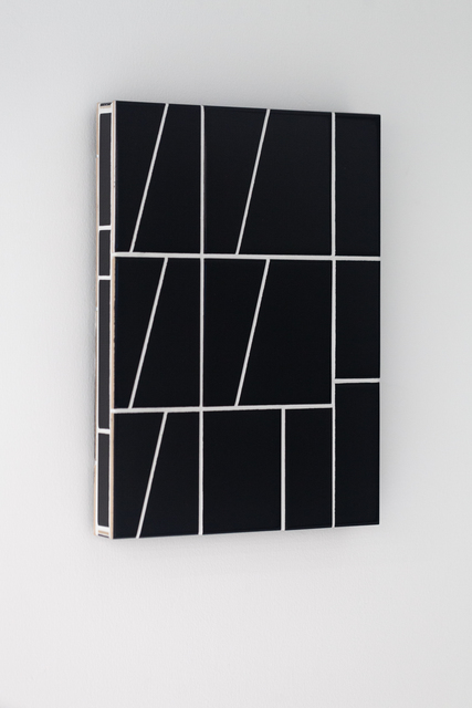 Simon Mullan, ‘Miao’, 2017, Installation, Black tiles, white grout, PIFO Gallery
