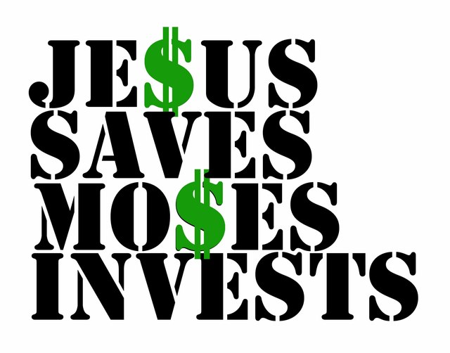 Alexander Kosolapov, ‘Jesus saves, Moses invests’, 2010, Painting, Acrylic on canvas, Galerie Sébastien Bertrand