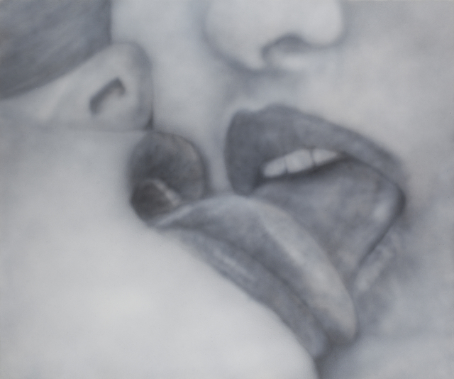 Betty Tompkins, ‘Kiss Painting #4’, 2012, Kunstraum Innsbruck