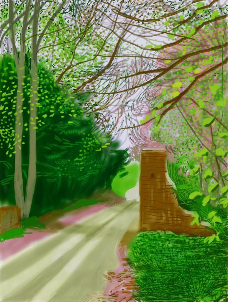 David Hockney - The Arrival of Spring in Woldgate, East Yorkshire in 2011 (twenty eleven) - 17 April