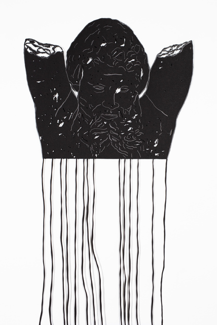 Noa Yekutieli, ‘Sudden Connections’, 2019, Sculpture, Manual paper-cutting, graphite, found material, Track 16 Gallery