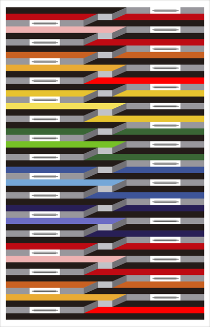 Juvenal Ravelo, ‘Fragmentacion de la luz y el color II’, 2018, Ai Bo Gallery
