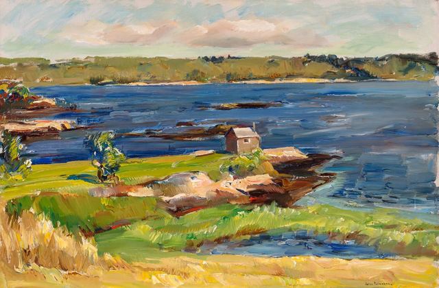 John Fulton Folinsbee, ‘Hockamock Bay’, circa 1935, Painting, Oil on canvas, Doyle