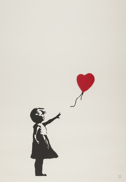 Banksy, ‘Girl With Balloon (Unsigned)’, 2004, Prescription Art